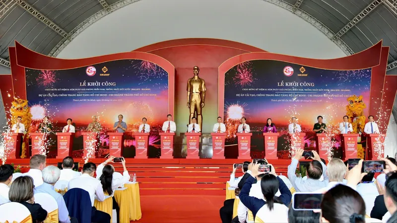 Khởi công dự án cải tạo, chỉnh trang Bảo tàng Hồ Chí Minh - Chi nhánh TPHCM