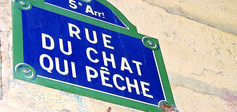 Lịch sử Paris qua biển đường, tên phố