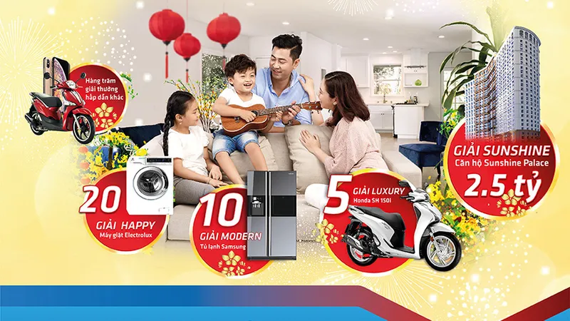 Cơ hội trúng căn hộ cao cấp trong chương trình khuyến mại tết 2019 của SCB