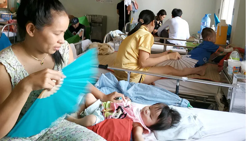 Dịch sởi lại bủa vây