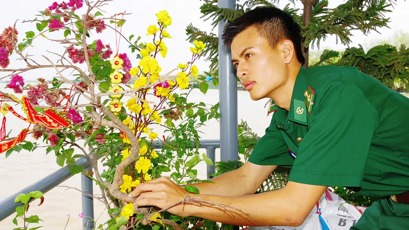 Xuân biên phòng ấm tình quân dân