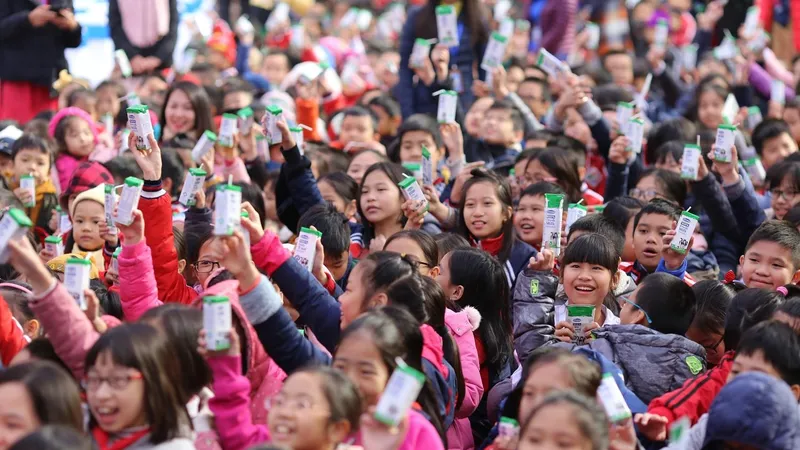 Sau 2 tháng chương trình Sữa học đường của Hà Nội chính thức triển khai tại các trường mầm non, tiểu học trên địa bàn TP Hà Nội đã có trên 87% học sinh đăng ký tham gia chương trình