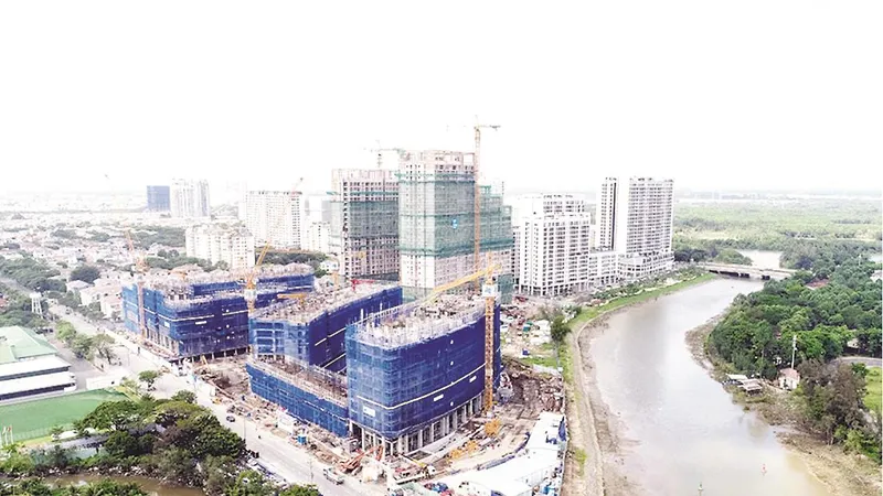 Công trình The Peak Midtown - Phú Mỹ Hưng do Hòa Bình làm tổng thầu