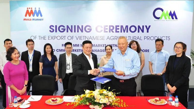 Lễ ký kết hợp tác xuất khẩu hàng nông sản Việt từ MMVN sang CMM Singapore