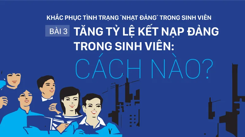 Khắc phục tình trạng “nhạt Đảng” trong sinh viên - Bài 3: Tăng tỷ lệ kết nạp Đảng trong sinh viên