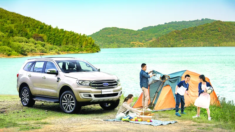 Chinh phục thiên nhiên với Ford Everest - phương tiện tối ưu cho những buổi cắm trại