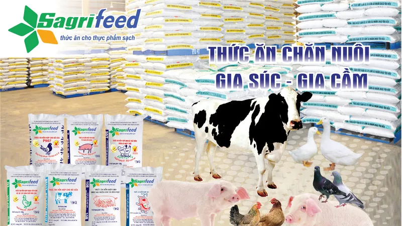 Thức ăn gia súc – gia cầm cho nhà chăn nuôi