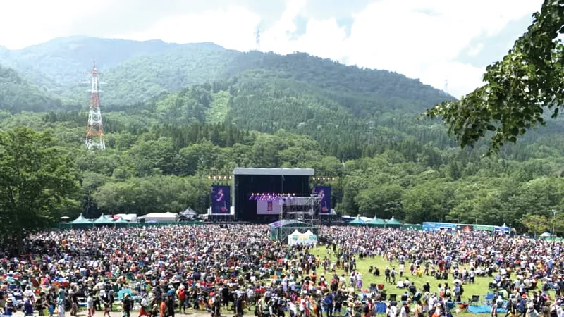 Quang cảnh tại Fuji Rock Festival năm 2019