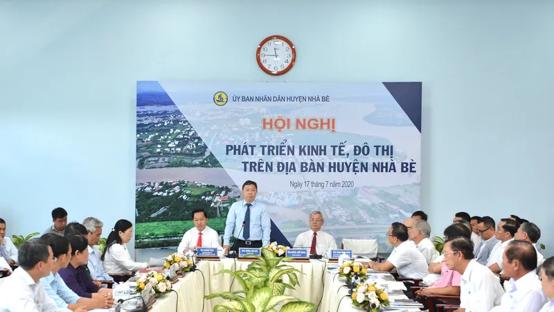 Nhà Bè tìm đường lên quận