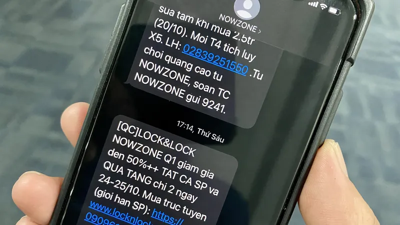 Cuộc gọi và tin nhắn rác: Nỗ lực xóa bỏ