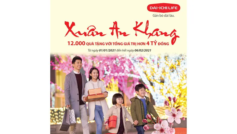 Dai-ichi Life Việt Nam triển khai chương trình khuyến mại hấp dẫn “Xuân An Khang” 