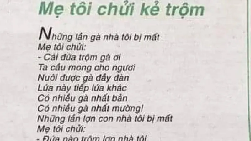 Buồn cho thơ
