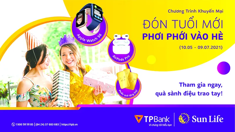 Sun Life Việt Nam triển khai chương trình khuyến mại “Đón tuổi mới, phơi phới vào hè”