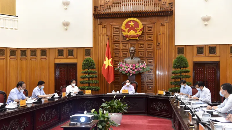 Toàn cảnh cuộc họp. Ảnh: VGP