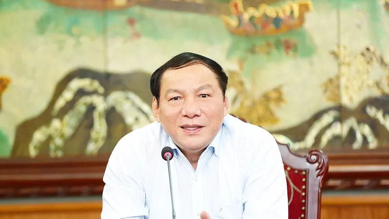 Bộ trưởng Bộ VH-TT-DL Nguyễn Văn Hùng. Ảnh: MAI AN