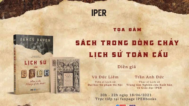 Tọa đàm trực tuyến "Sách trong dòng chảy lịch sử toàn cầu"