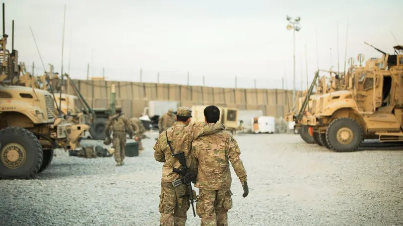 Binh sĩ Mỹ ở Afghanistan. Ảnh: REUTERS