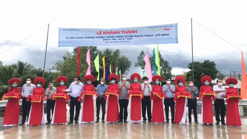 Khánh thành 15 công trình giao thông nông thôn tại vùng biên giới Long An