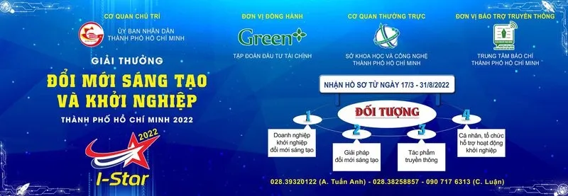 Công bố Giải thưởng Đổi mới sáng tạo và Khởi nghiệp TPHCM năm 2022