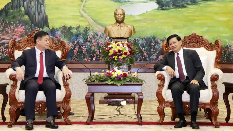 Lãnh đạo Đảng, Nhà nước Lào tiếp đoàn đại biểu cấp cao Ban Tuyên giáo Trung ương Đảng 