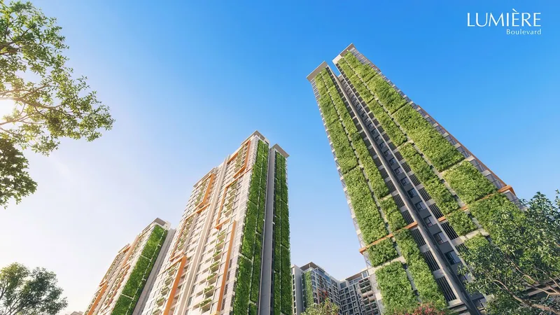 “Siêu phẩm” LUMIÈRE Boulevard tỏa sáng ấn tượng trên tòa tháp cao nhất Việt Nam