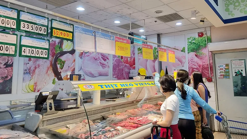 Thịt heo đang có giá ổn định