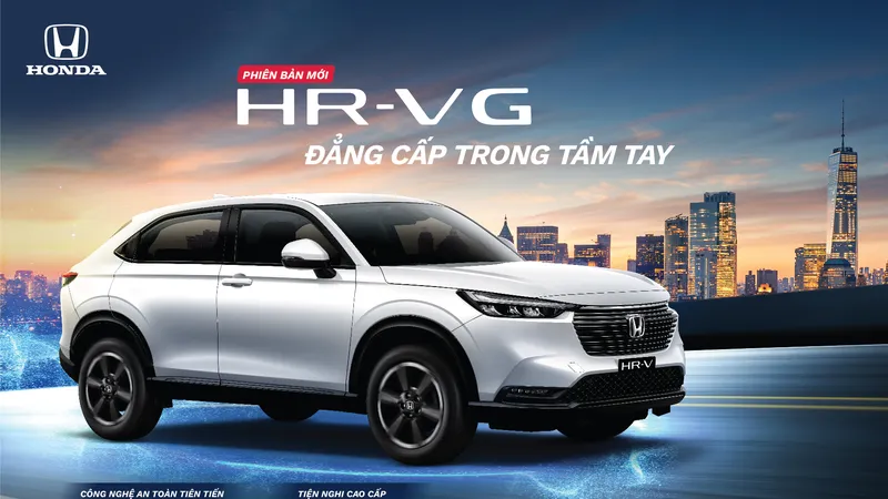 Honda Việt Nam ra mắt bổ sung Honda HR-V phiên bản G mới - Đẳng cấp trong tầm tay 