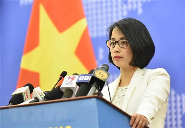 Phó Phát ngôn Bộ Ngoại giao Phạm Thu Hằng. Ảnh: TTXVN