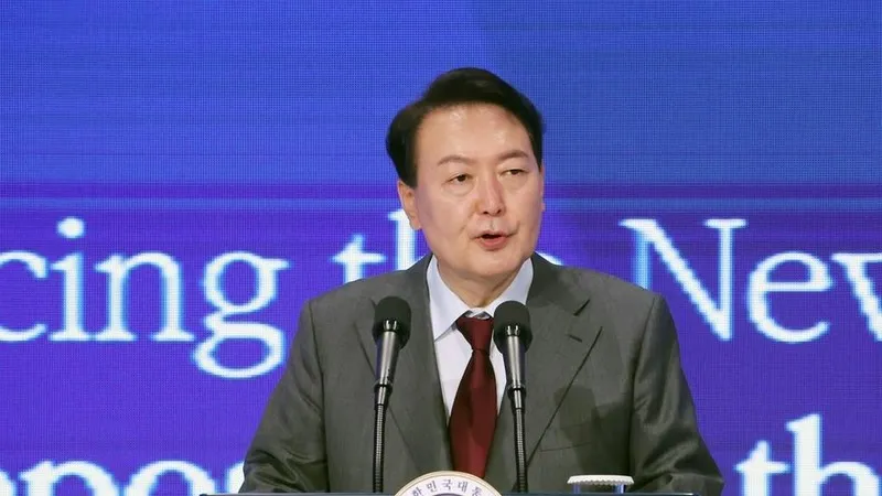 Tổng thống Hàn Quốc Yoon Suk-yeol. Ảnh: Yonhap/TTXVN