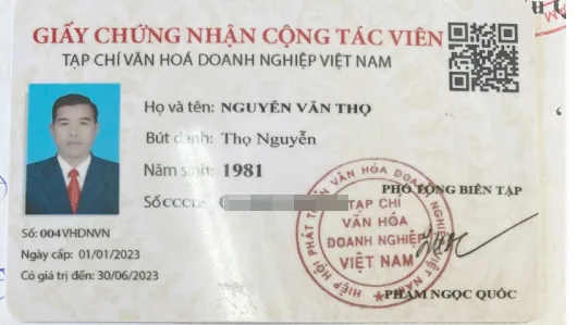 Bắt giam 2 đối tượng có giấy phóng viên, cộng tác viên của một tạp chí