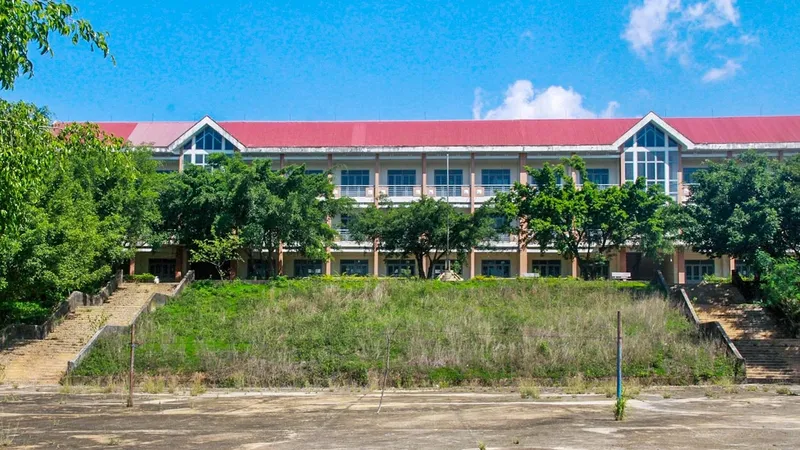 Trường THPT Phan Chu Trinh (phân hiệu 2) . Ảnh: Báo Đắk Nông