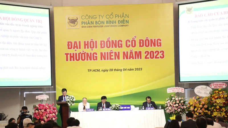 Đại hội đồng cổ đông Công ty Cổ phần Phân bón Bình Điền năm 2023: Duy trì mức thu nhập ổn định cho người lao động