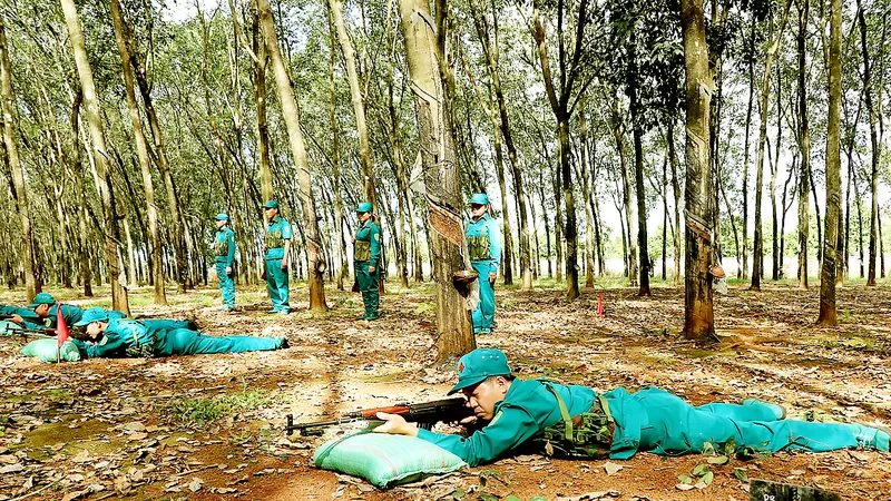 Dân quân tự vệ bảo vệ biên cương