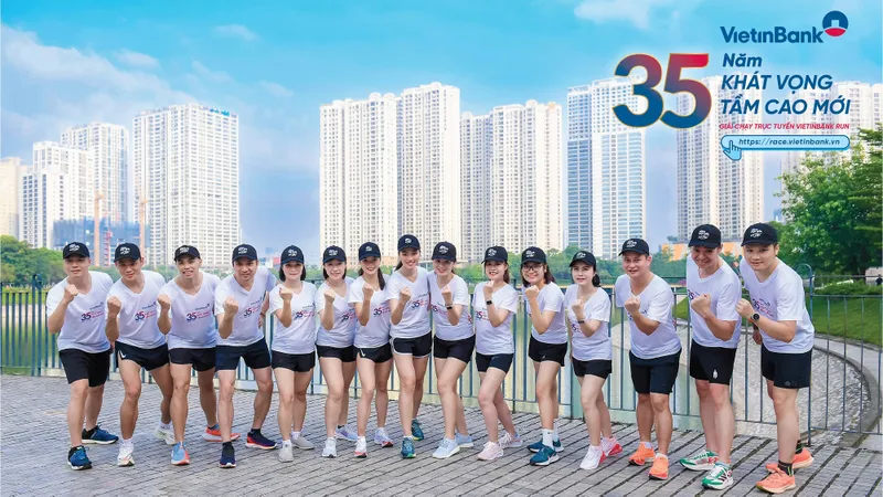VietinBank tổ chức giải chạy trực tuyến “35 năm khát vọng tầm cao mới”