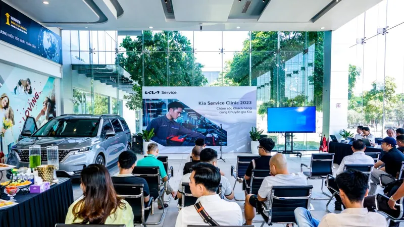 Kia Việt Nam khẳng định triết lý tận tâm phục vụ thông qua chương trình chăm sóc khách hàng cùng chuyên gia Kia