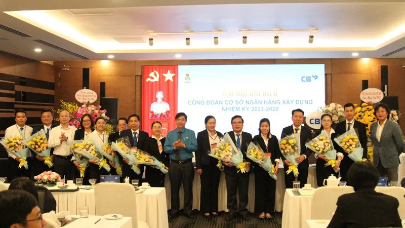 Ngân hàng Xây dựng tổ chức Đại hội đại biểu Công đoàn cơ sở nhiệm kỳ (2023-2028) thành công tốt đẹp