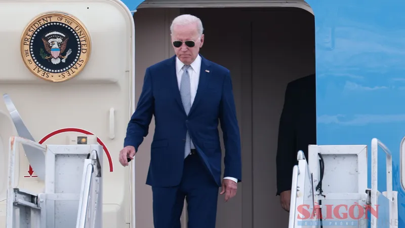 Tổng thống Hoa Kỳ Joe Biden bắt đầu chuyến thăm cấp Nhà nước tới Việt Nam