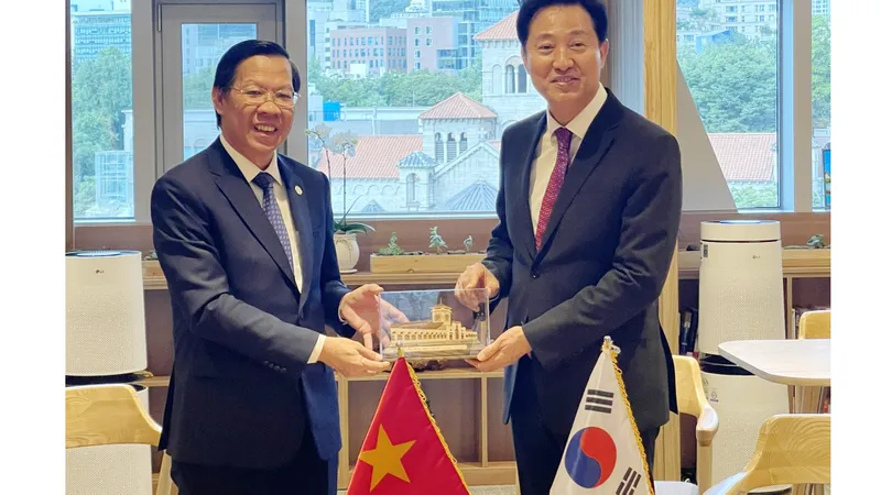 TPHCM sẽ là địa phương tiên phong trong cụ thể hóa hợp tác Việt Nam – Hàn Quốc