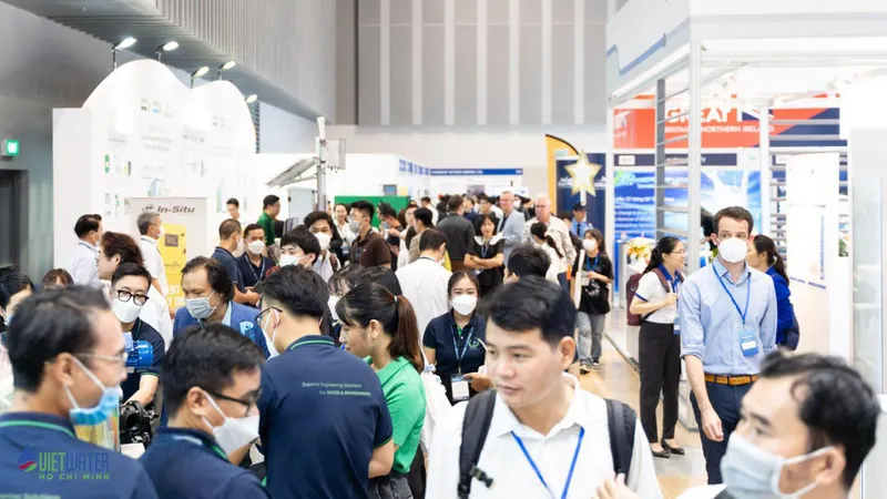 Hội tụ 450 nhà trưng bày và hàng ngàn công nghệ xử lý nước bền vững