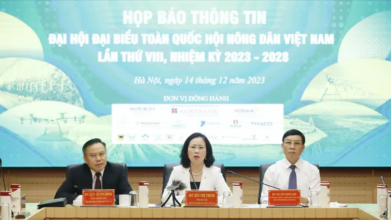 Đại hội Nông dân Việt Nam sẽ diễn ra từ ngày 25 đến 27-12