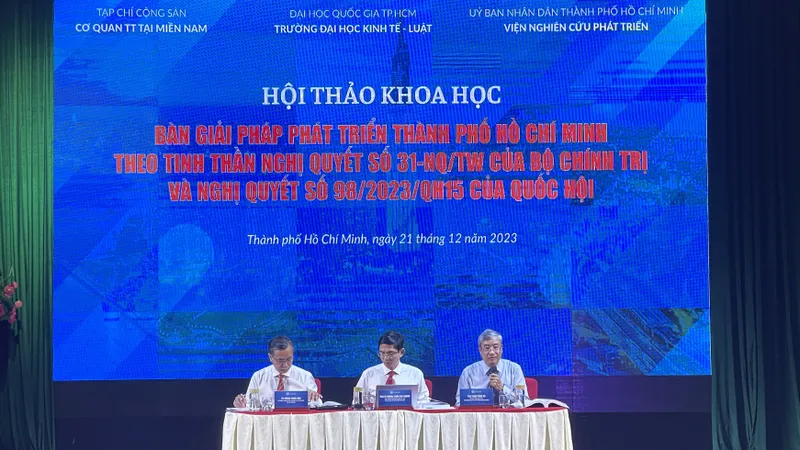 Cần phát triển đồng bộ để TPHCM trở thành hạt nhân tăng trưởng của vùng