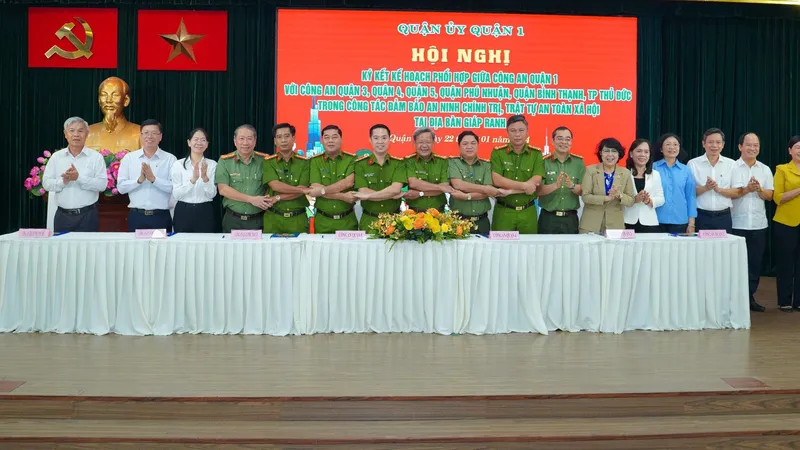 Công an 7 quận và TP Thủ Đức phối hợp đảm bảo an ninh chính trị, trật tự an toàn xã hội