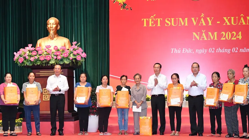 Chủ tịch nước Võ Văn Thưởng: TPHCM được biết đến là thành phố của nghĩa tình, thành phố của yêu thương 