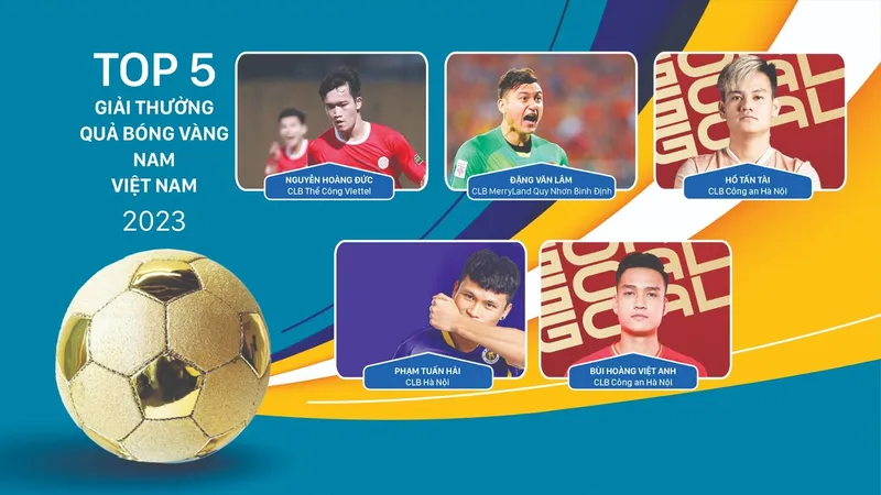 Tối nay 19-2, Gala trao giải thưởng Quả bóng vàng Việt Nam 2023: Đêm hội tụ và tôn vinh tài năng bóng đá Việt