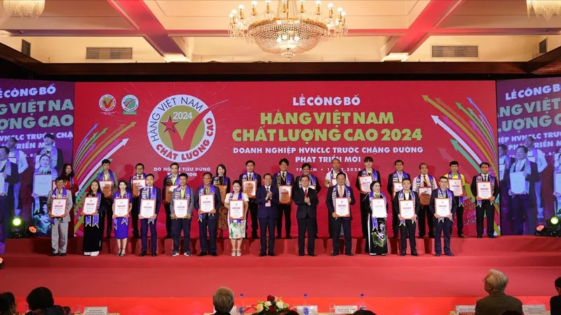 Công ty Vedan Việt Nam tiếp tục nhận danh hiệu hàng Việt Nam chất lượng cao năm 2024