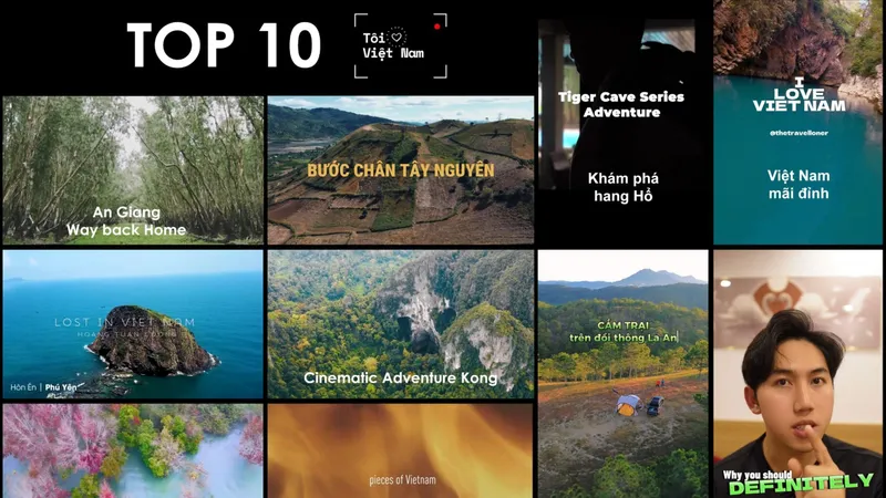 Công bố 10 clip vào vòng chung khảo cuộc thi trực tuyến "Tôi yêu Việt Nam"