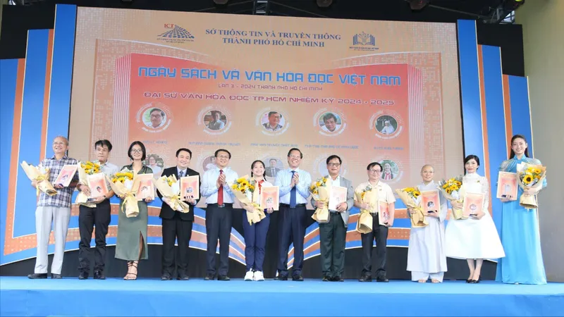 Công bố 10 Đại sứ Văn hóa đọc TPHCM nhiệm kỳ 2024-2025