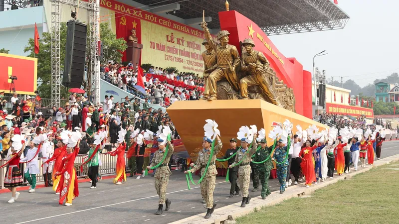 Hình ảnh tổng duyệt lễ kỷ niệm 70 năm Chiến thắng Điện Biên Phủ