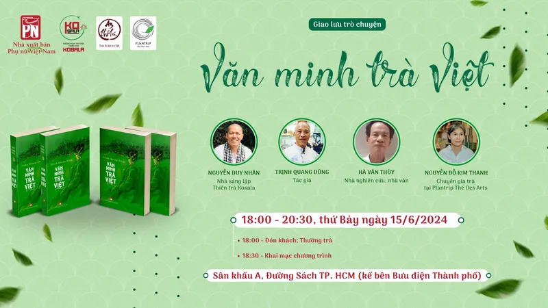 Giao lưu trò chuyện “Văn minh trà Việt”
