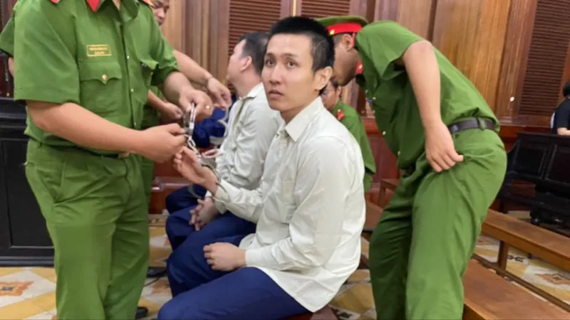 Bị cáo Võ Thành Đạt tại phiên tòa sơ thẩm